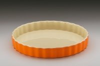 Tortenform / Quicheform ELSASS, Ø 28 cm / Quiche Form, orange