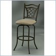 Pastel Furniture Willow Bridge 30" Swivel Bar Stool in Topanga Brown