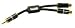 Electronics : Impact Acoustics SonicWave - Audio cable - mini-phone stereo 3.5 mm (M) - RCA (F) - 6 in - triple shielded twisted pair - charcoal