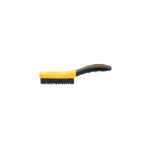 Allway Tools SB416 10 Soft Grip Carbon Steel Shoe Handle Wire Brush