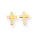Sardelli - Polished 14kt Gold Cross Post Earrings