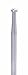 BURS WHEEL #2 ISO 016 1.60MM DIAMETER PACKAGE OF 6