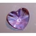 28mm Swarovski Strass Light Violet Heart Crystal Prisms #8781-28 by 