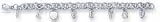 Sterling Silver 7 Inch I Love You Charm Bracelet