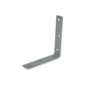 Battalion 1WDE8 Corner Brace, Steel, 1 1 4 Wx8 In L by Battalion