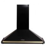 Flavel Classic 120 Black/Brass Cooker Hood