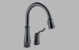 Delta 978-RB-DST Leland Single Handle Pull-Down Kitchen Faucet, Venetian Bronze