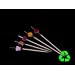 Packnwood Bamboo Art Skewer, 3.5" Length (20 Packs of 100)