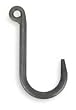 Dayton 2YPF7 Tapered-Tip Hooks, Welded J, 1600Lb