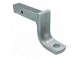 4282 DrawTite Class 4 (2 inch) Trailer Receiver Hitch Solid Shank Ball Mount/Drawbar - 12,000 lbs. GTW, 1-1/4 inch Ball Hole, 9-1/2 inch Length, 5 inch Rise, 6 inch Drop, Zinc