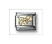 Jewelry : Dog Black & White Classic Enamel, Italian Charm by Nomination Charms