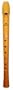 MIE Two-Piece C-Soprano Recorder (Bone-Colored)