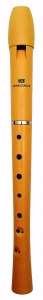 MusicalInstruments: MIE Two Piece C Soprano Recorder  Bone Colored 