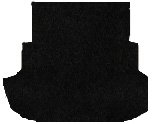 Porsche 968 Carpeted Floor Mats Trunk Area - Cabriolet - (1992 92 1993 93 )