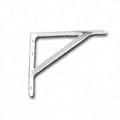 White HD Steel Shelf Bracket, 15-1/2'' Deep x 10-1/2'' High