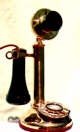 1920's Solid Brass Repro Candlestick