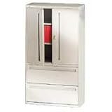700 Series 36 Wide 2-Drawer Lateral File with Storage Cabinet, Light Gray - Sold as 1 Each