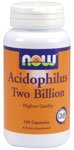 Acidophilus Two Billion by NOW Foods - Digestive Support (2Billion - 100 Capsules)