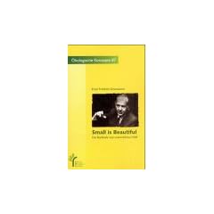 Schumacher, E: Small is Beautiful