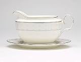 Noritake 7995416 Meridian - Aria Gravy Boat with Tray 18-oz.