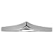 Contours Band Ring In 18 Carat White Gold
