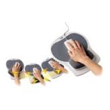 Fellowes Easy Glide Gel Mousepad/Wrist - Mouse pad with wrist pillow
