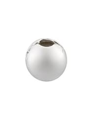 Bacio Italian Silver Bead Clips Spherical Round . Compatible with Pandora,Trollbead,Chamilia Bracelets.