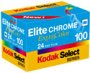 Kodak ELITE Chrome Extra Color 100 Speed 24 Exposure 35mm Slide Film