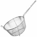 11 1/4" 4-Mesh Round Fry Basket Fry (15-0283) Category: Fryers and Fry Baskets