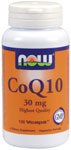 CoQ10 by NOW Foods - (30mg - 120 Vegetarian Capsules)