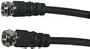Petra 205-010Bk F To F Rg59 Screw-On Cable (0.91 Meters)
