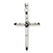 Sterling Silver Cross Pendant with 20 Inch Sterling Silver Chain