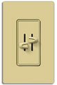 SKYLARK DUAL LGT/QUIET FAN WH (Lutron S2-LFSQ-WH)