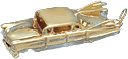 Antique Car, 14K Gold Charm