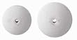 BRIGHTBOY WR PUMICE WHEELS 3/8 WHITE TAPER BOX OF 100