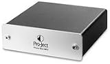 Project Phonobox II SILVER Turntable Phono MM/MC Pre-Amp - Converts Turntable signal to CD/Aux level
