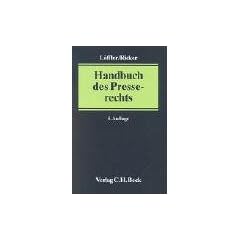 Handbuch des Presserechts