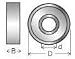 Amana 47702/67101 47702/67101 BEARING & WASHER