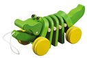 Enlarge toy image: Plan Toys - Dancing Alligator - toddler baby activity product