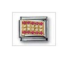 Spain Flag Mix Classic CZ, Italian Charm by Nomination Charms