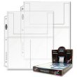 BCW Pro 3-pocket Page (100 Ct. Box) - Baseball, Football, Basketball, Hockey, Nascar, Sportscards, Gaming & Trading Cards Collecting Supplies