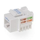 CAT5E White Keystone Jack 568A/568B