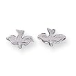Sterling Silver Dove Mini Earrings