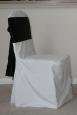 Wholesale wedding Ivory Polyester Banquet Chair Cover