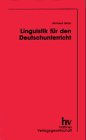 Linguistik f�r den Deutschunterricht