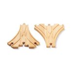 BRIO ダブルカーブポイントレール 33347