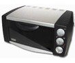 DeLonghi EO1250B 6 Slice Black & Silver Convection Oven With Pizza Back