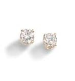 14k .25 CTW Round Diamond Stud Earrings (1/4ctw - I1/2 - J-K)