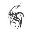 PRIMITIVE TRIBAL Temporary Tattoo 2x2