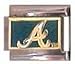 Clearly Charming Atlanta Braves Major League Baseball MLB Italian Charm Fully Licensed by ProCharms